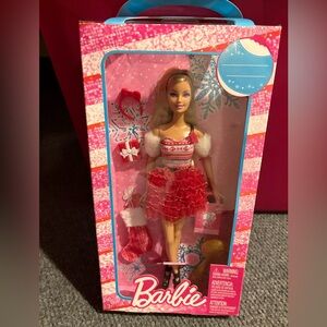 Barbie Holiday Surprise 2012 Red Dress Target Exclusive # BBV57 Mattel NRFB